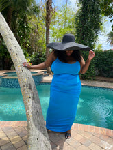 Load image into Gallery viewer, Island Blues Maxi Dress Plus
